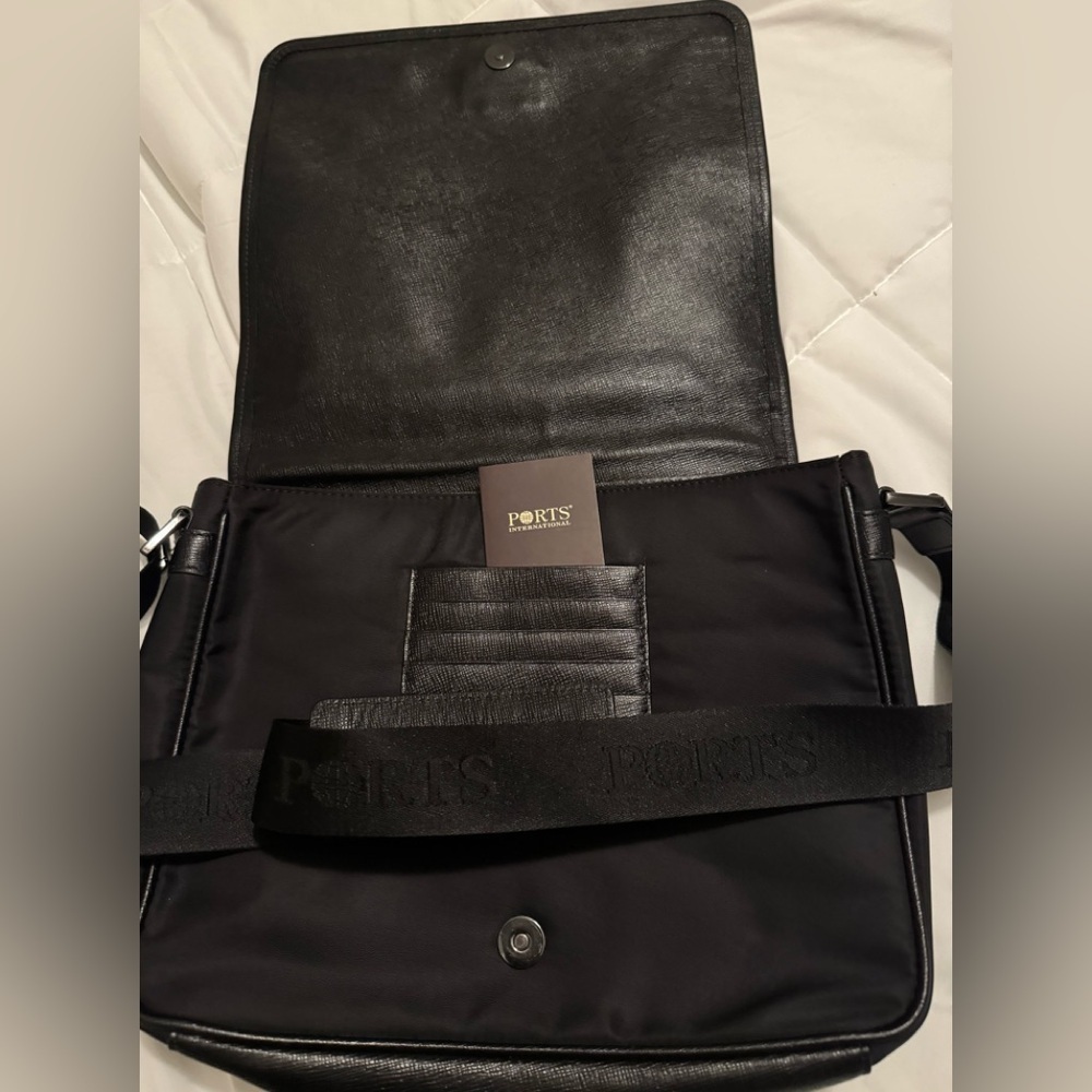 Ports 1961 Black Messenger Bag - Picture 8 of 8